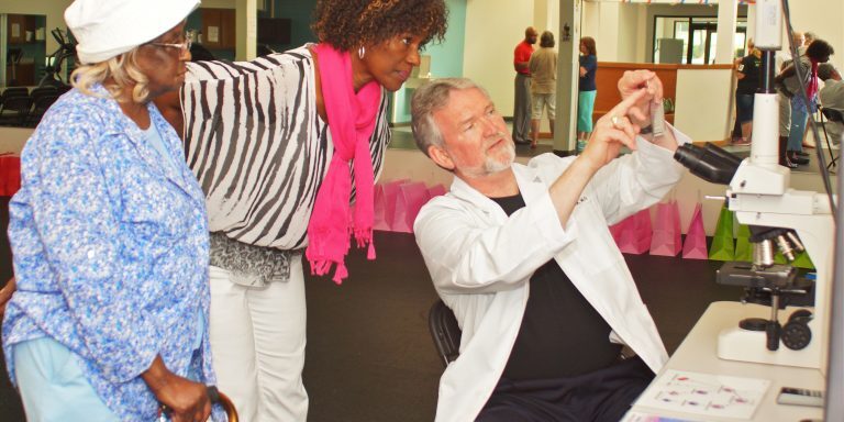 2016-07-09-charles-drew-stt-dr-herbek-showing-patient-slides-min-768x512-from-site-article