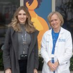 Drs. Masa Peric (left) and Rebecca Osgood at a See, Test & Treat program in Cambridge, MA.